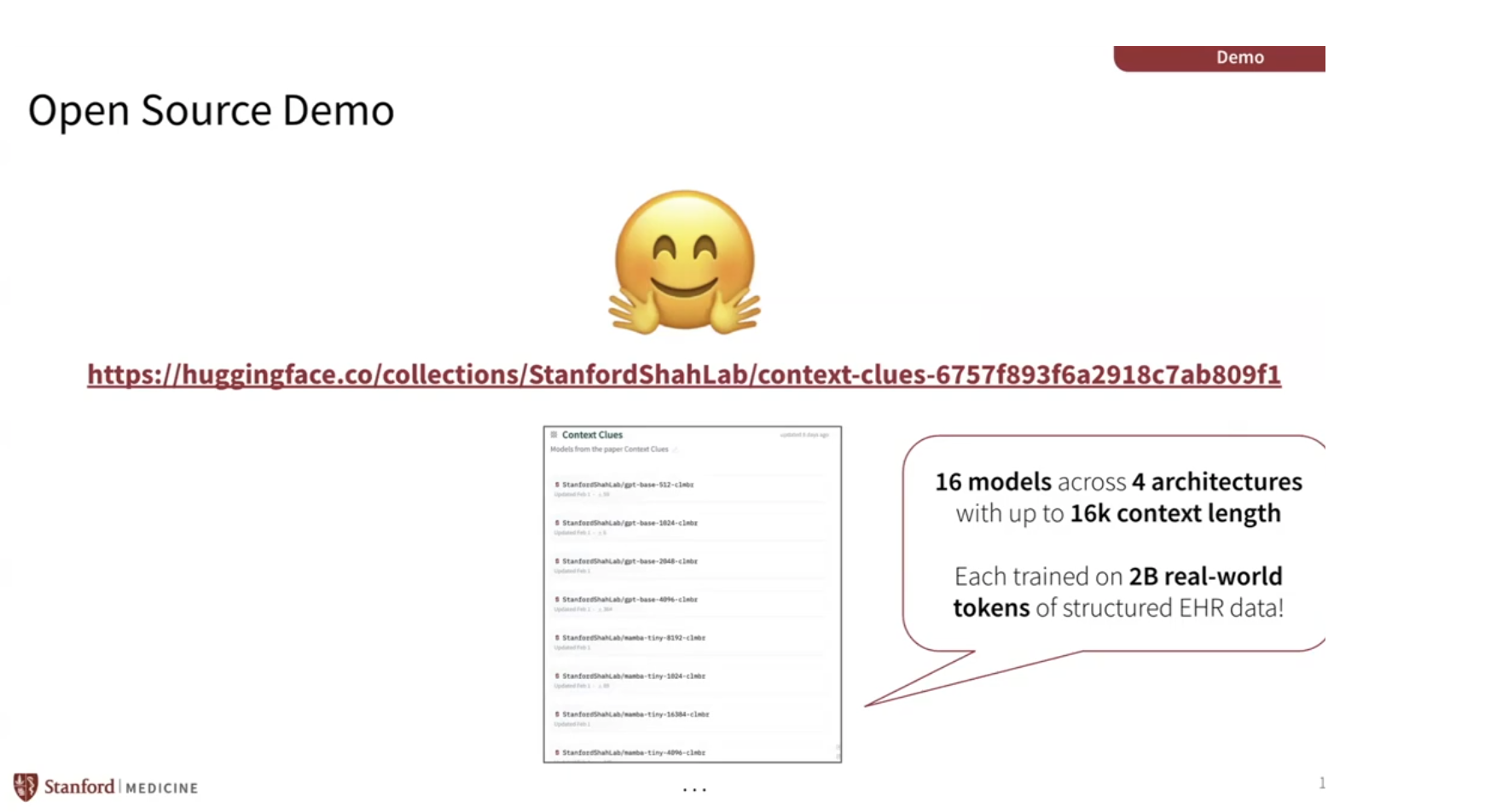 Long Context Models for EHR Data